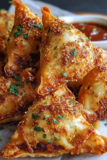 Crispy Pizza Samosas