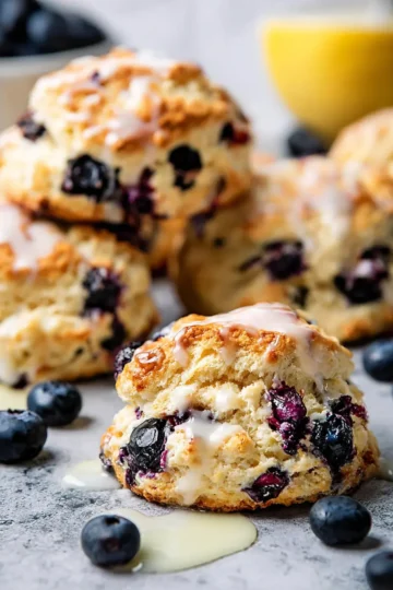 Sweet Blueberry Buttermilk Biscuits