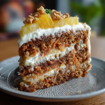 Hawaiian Carrot Pineapple Cake