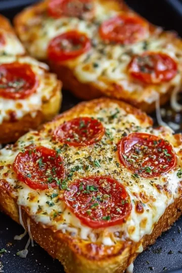 Air Fryer Texas Toast Garlic Pizza
