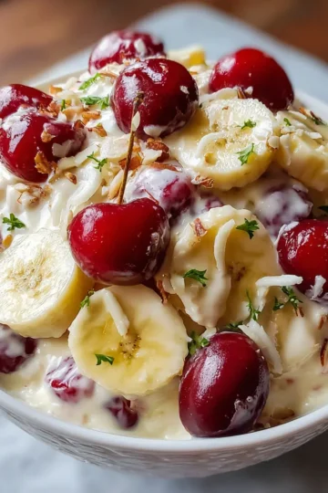Cherry Banana Cream Salad