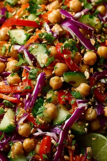 Crunchy Thai Chickpea Salad