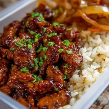 Mall Style Bourbon Chicken Plate