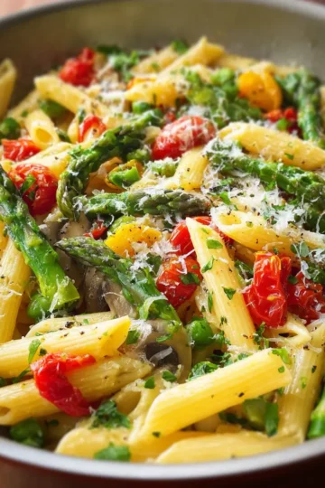 One-Pot Pasta Primavera