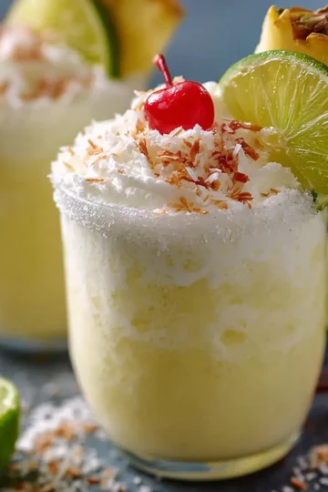 Frozen Piña Colada Punch