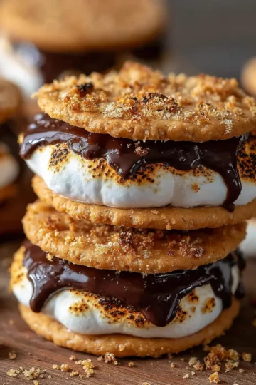 Ritz Cracker S’mores Cookies