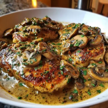 Creamy Chicken Marsala (No Wine)