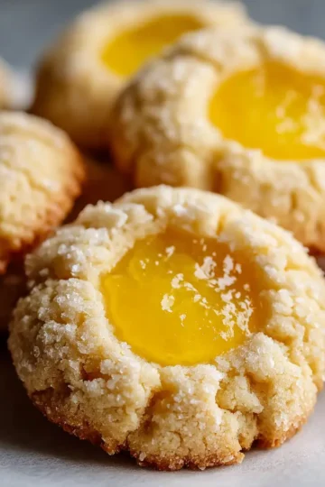 Lemon Thumbprint Cookies