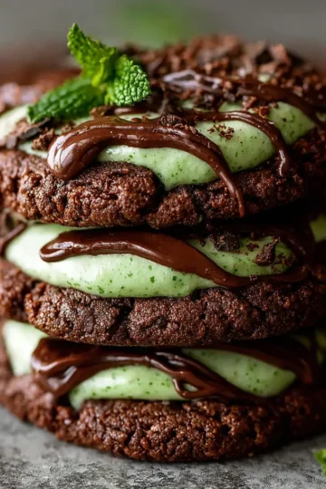 Chocolate Mint Cookies