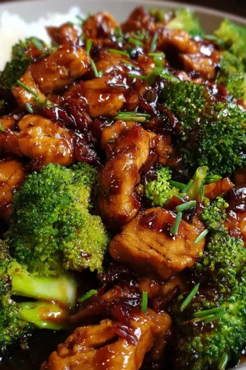 Bourbon Chicken & Broccoli
