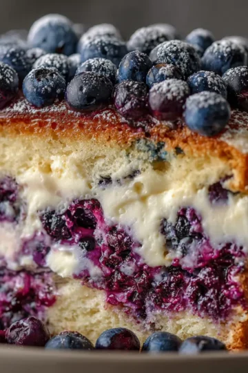 Nova Scotia Blueberry Cream Cake