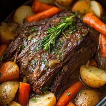 Slow Cooker Beef Roast with Vegetables