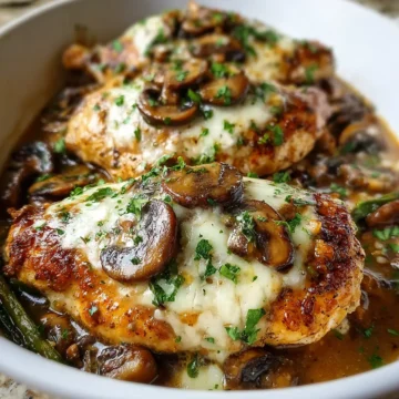 Chicken Lombardy with Mushrooms