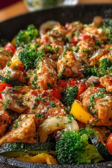 Loaded Chicken and Veggie Skillet