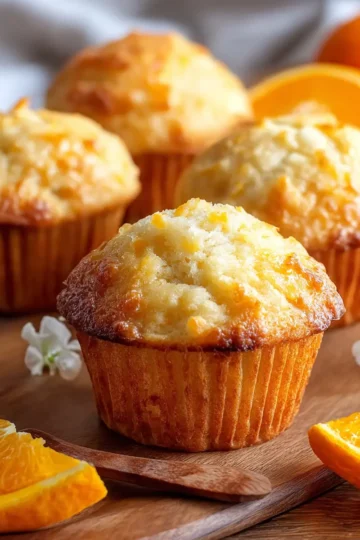 Orange Vanilla Buttermilk Muffins