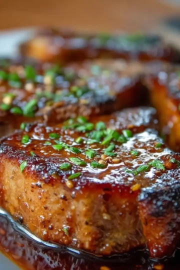 Delicious Brown Sugar Beef Chops