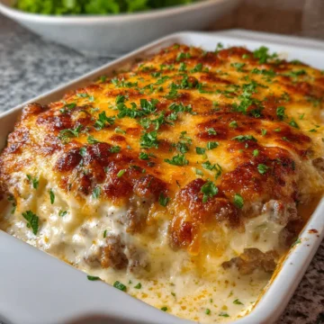 Low Carb Creamy Ranch Beef Bake