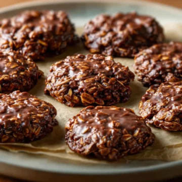 Chocolate Oatmeal No Bake Cookies