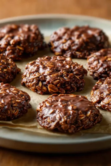 Chocolate Oatmeal No Bake Cookies