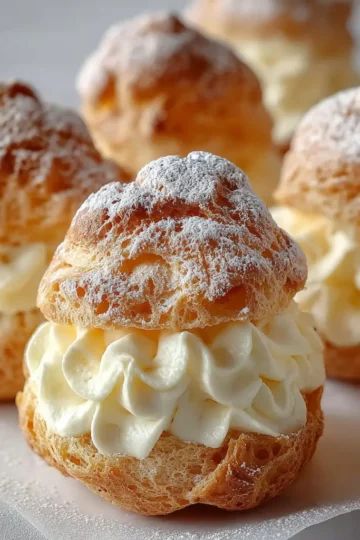 Choux Pastry Cheesecake Puffs
