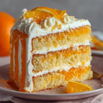 Orange Creamsicle Cake