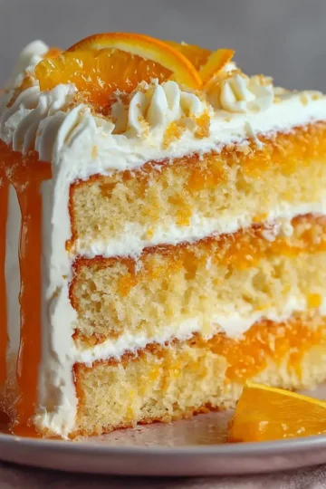 Orange Creamsicle Cake