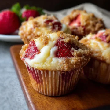 Strawberry Cream Cheese Muffins