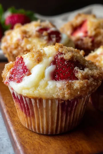 Strawberry Cream Cheese Muffins