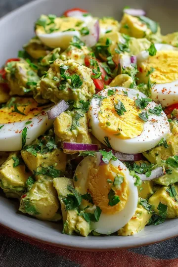 Keto Avocado Egg Salad