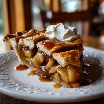 The Best Caramel Apple Pie
