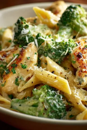 Creamy Broccoli and Chicken Penne