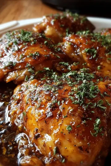 Crockpot Garlic & Brown Sugar Chicken