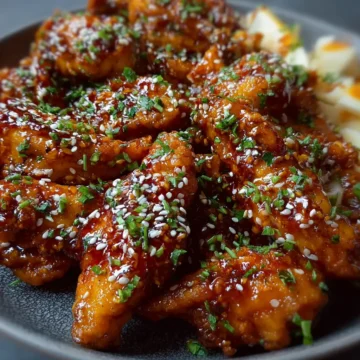 Sticky Honey Garlic Chicken