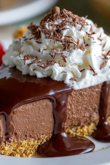 No-Bake Chocolate Pudding Pie