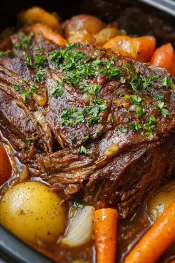 Slow Cooker Beef Shoulder with Vegetables