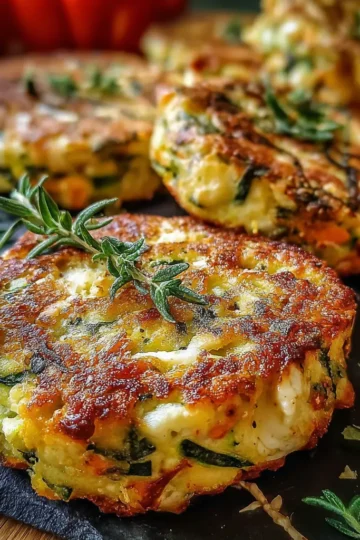 Galettes de Légumes au Fromage (Cheesy Vegetable Patties)
