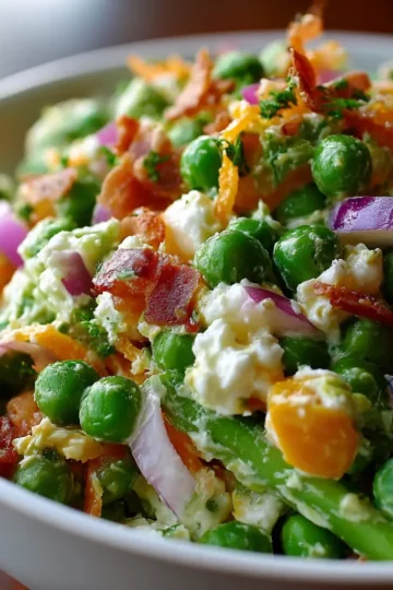 Crunchy Pea Salad