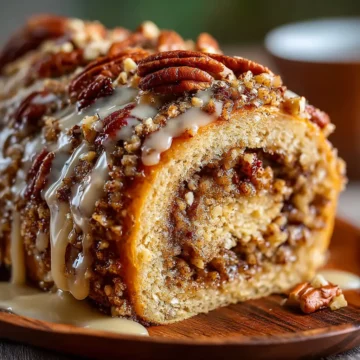 Pecan Pie Roll Cake