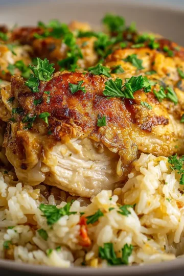 Slow Cooker Chicken and Rice