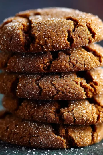 Molasses Crackle Cookies