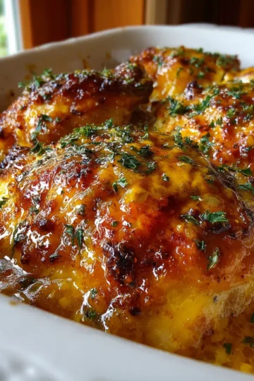 Honey Mustard Oven Chicken Bake