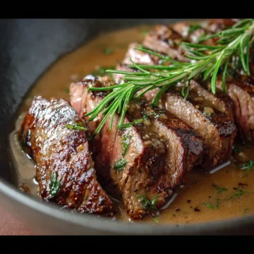 Beef with Rosemary Sauce