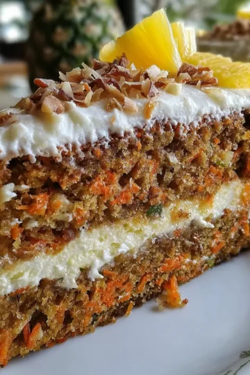 Hawaiian Carrot Pineapple Cake