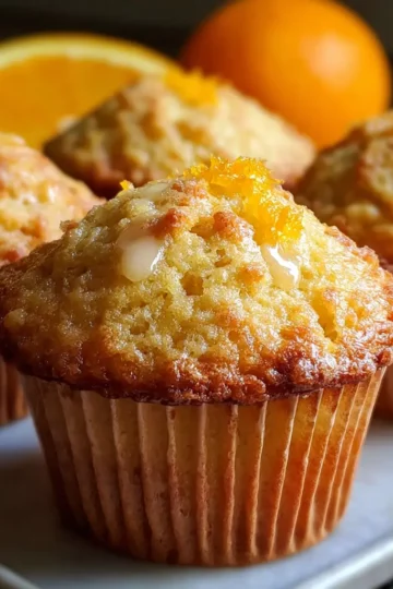 Orange Vanilla Buttermilk Muffins