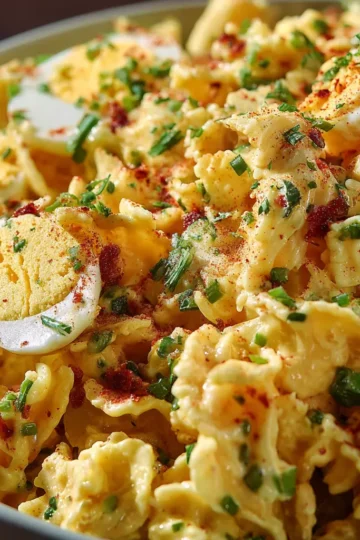 Deviled Egg Pasta Salad