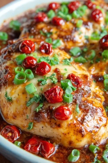 Raspberry Jalapeno Cream Cheese Chicken Bake Sweet Spicy and Cheesy