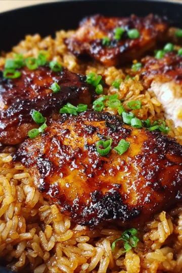 One-Pan Bold Honey BBQ Chicken Rice
