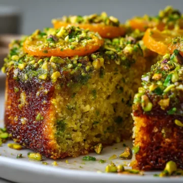 Flourless Orange Pistachio Cake