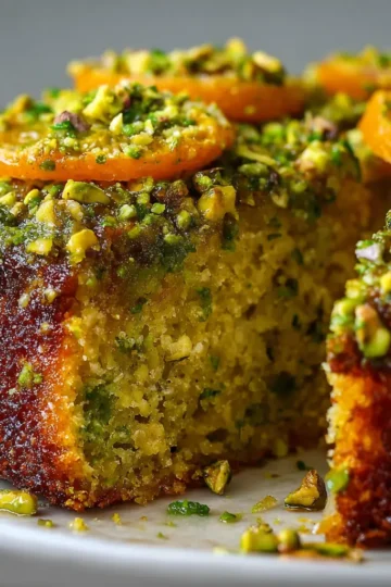 Flourless Orange Pistachio Cake