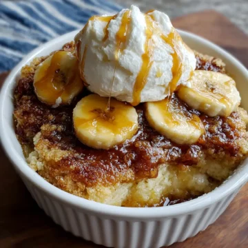 Easy Southern Banana Cobbler